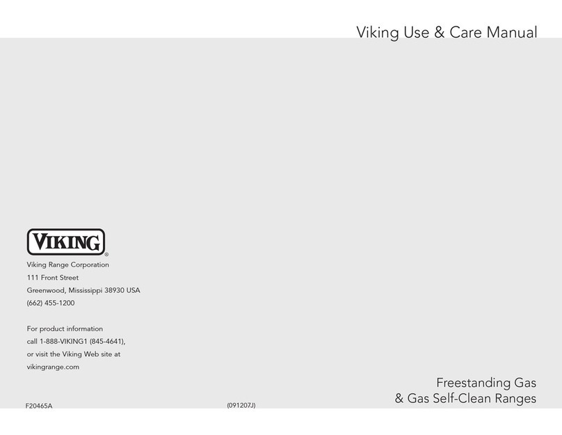 Viking F20465A Use & care manual