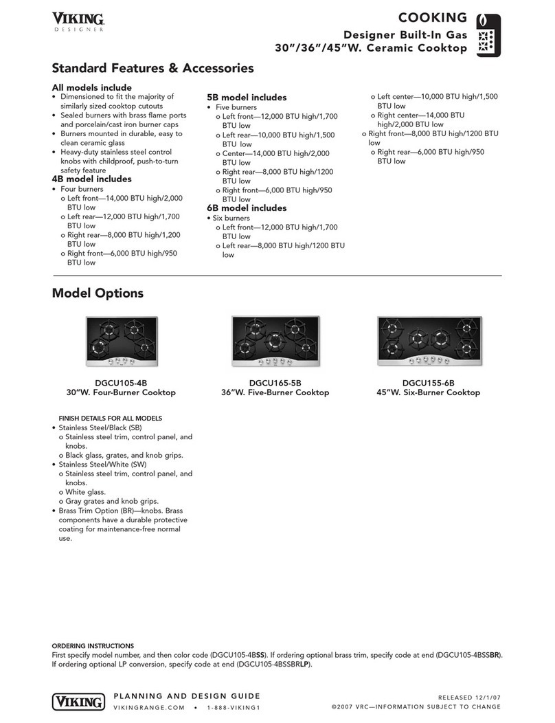 Viking DGCU105-4B Specifications