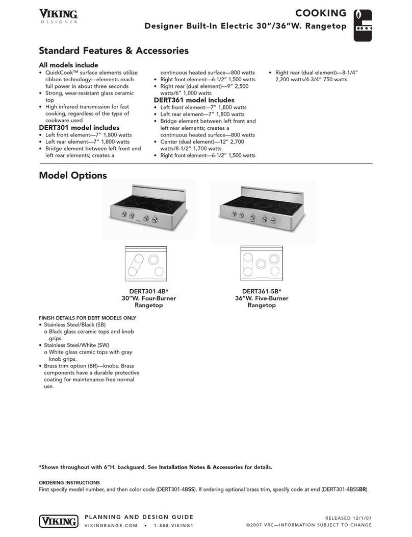 Viking Designer DERT301-4B User manual