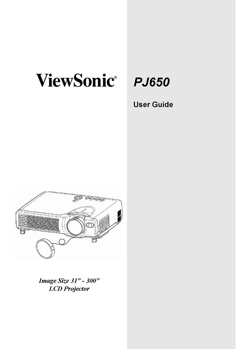ViewSonic PJ650 user guide