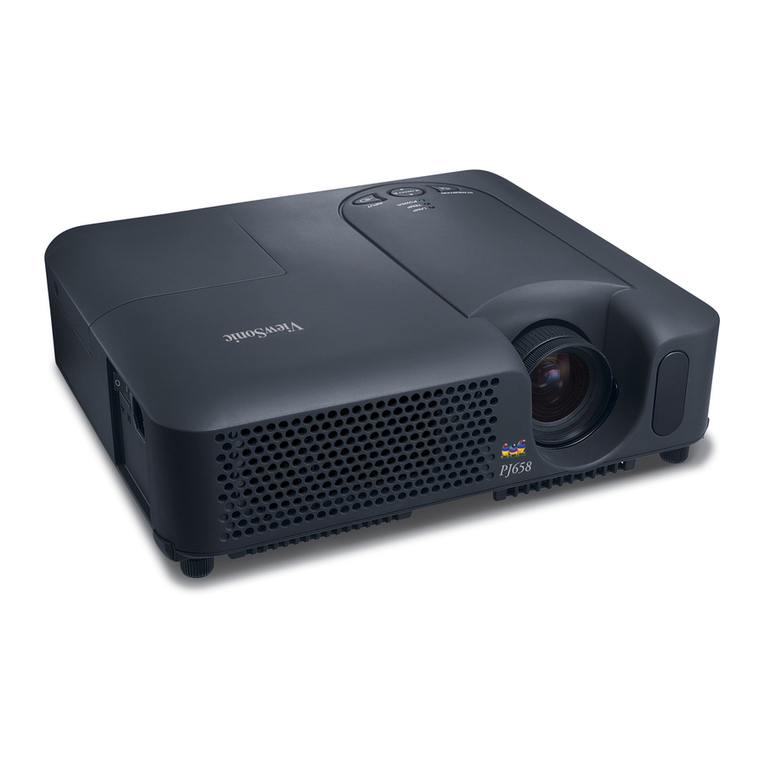ViewSonic PJ658 - XGA LCD Projector User manual ViewSonic PJ658 - XGA LCD Projector User manual
