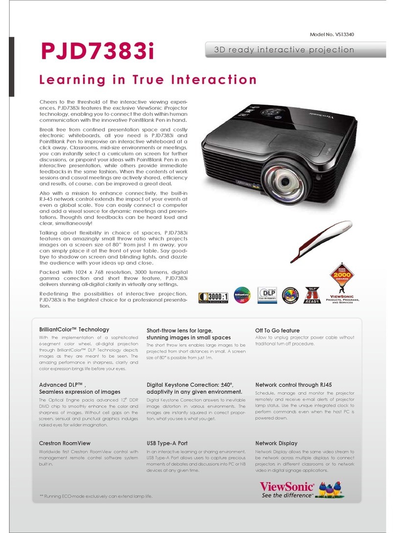 ViewSonic VS13340 Specification sheet