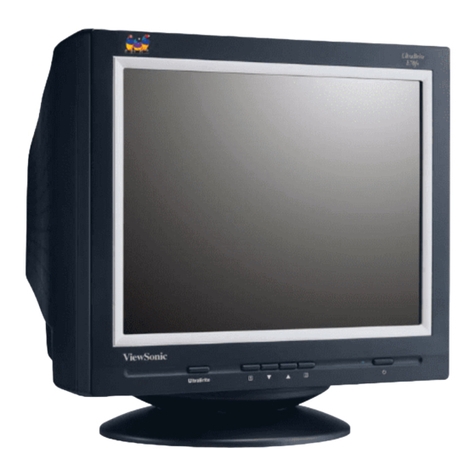 ViewSonic E70fb - 17" CRT Display User manual