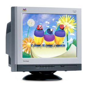 ViewSonic A91f - 19" CRT Monitor User manual ViewSonic A91f - 19" CRT Monitor User manual
