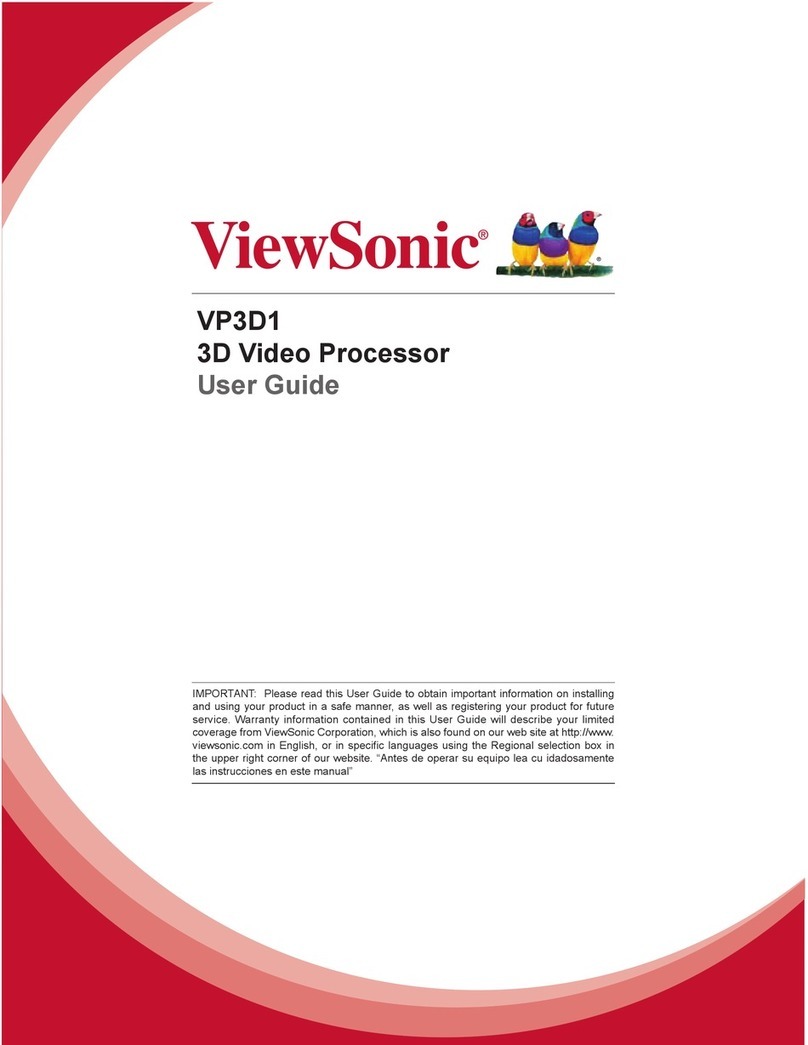ViewSonic VP3D1 user guide