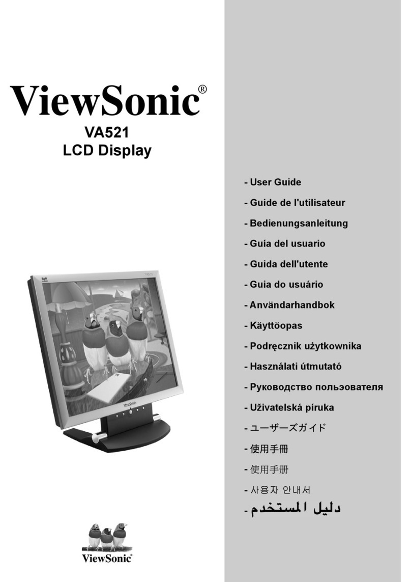 ViewSonic VA521 User manual