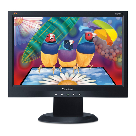 ViewSonic VA1703WB - 17" LCD Monitor User manual