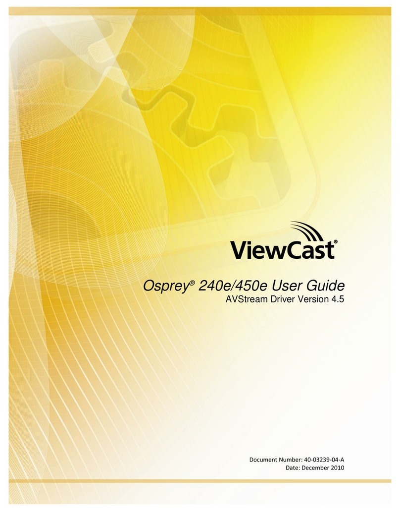 ViewCast OSPREY 450E user manual