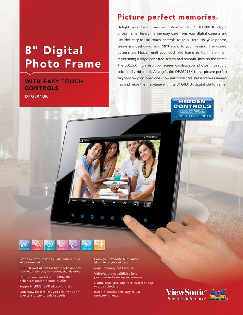ViewSonic DPG801BK User manual