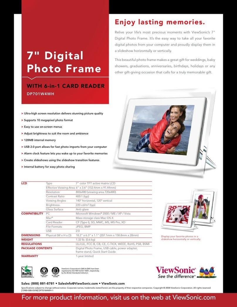 ViewSonic DP701W4WH User manual
