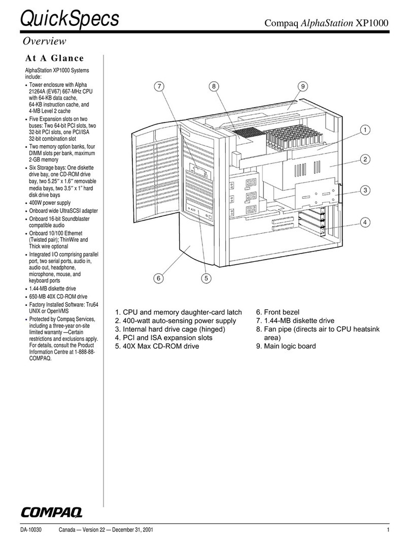 Compaq Professional XP1000 User instructions