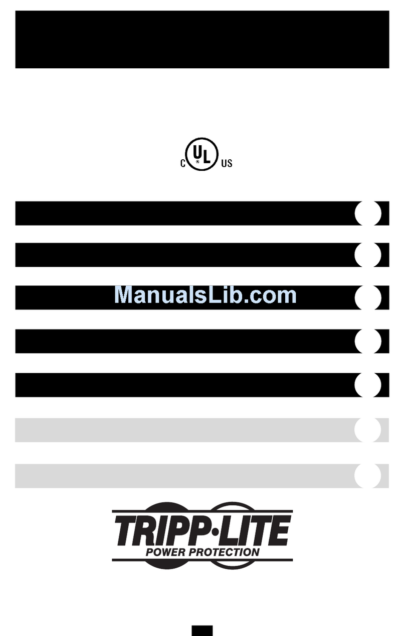 Tripp Lite SmartPro SMART1050XL User manual