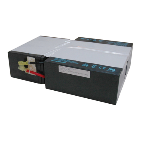 Tripp Lite RBC93-2U Specification sheet