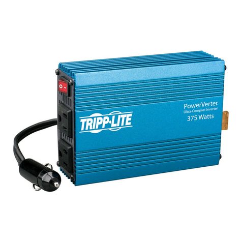 Tripp Lite PowerVerter PV375 owner's manual