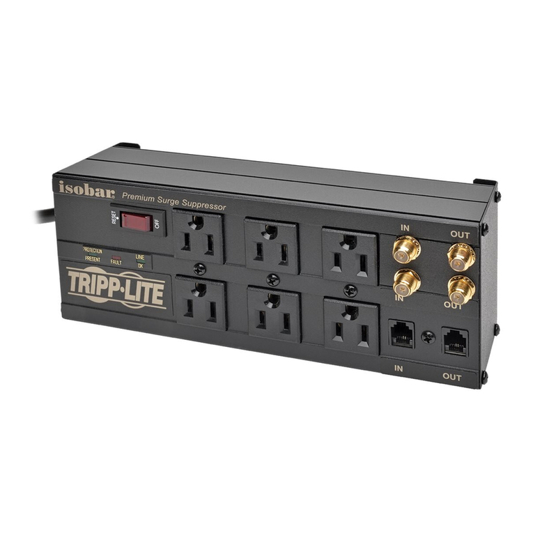 Tripp Lite ISOBAR6DBS Specification sheet