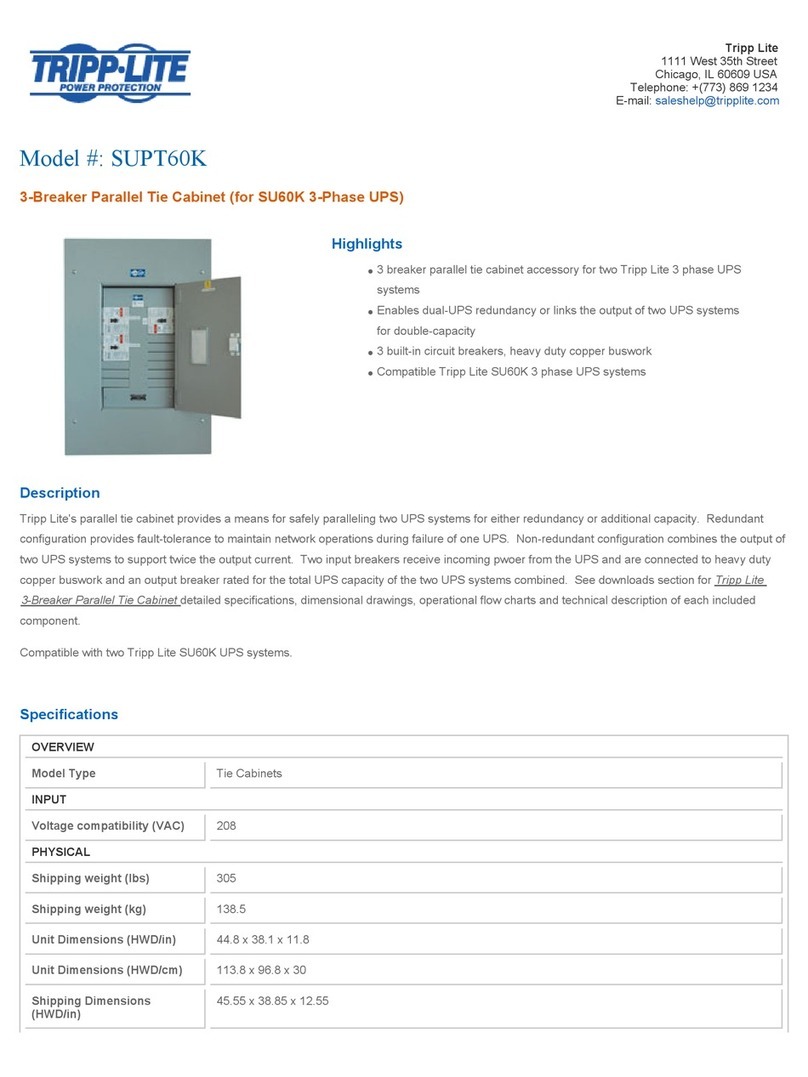 Tripp Lite SUPT60K Specifications