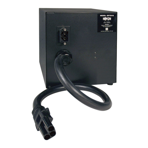 Tripp Lite BP72V18 User manual Tripp Lite BP72V18 User manual