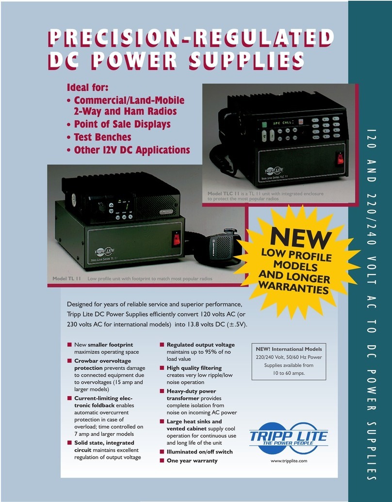 Tripp Lite 120 User manual