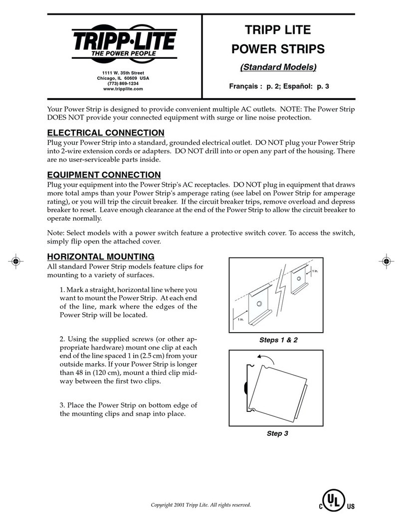 Tripp Lite 93-1990 (200108029) product manual