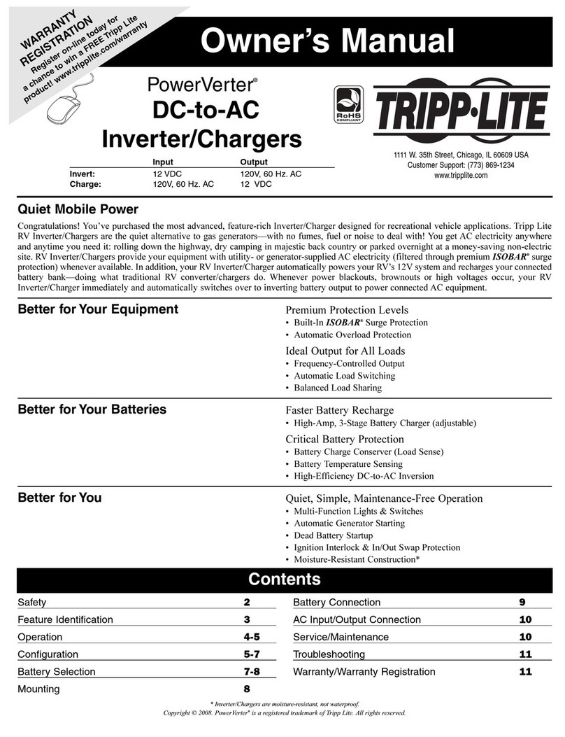 Tripp Lite PowerVerter 200712159 User manual