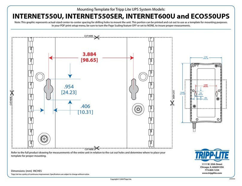 Tripp Lite INTERNET550SER Guide