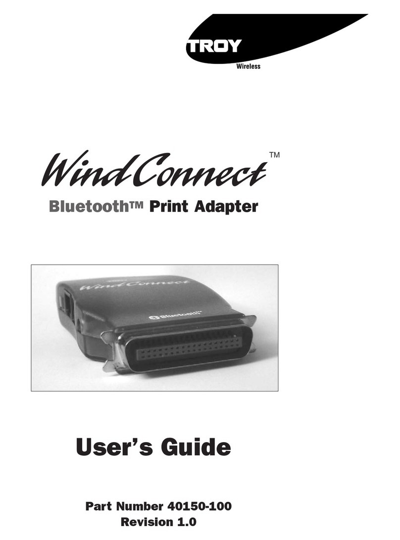 TROY Group WindConnect WindConnect BluetoothTM Print... User manual