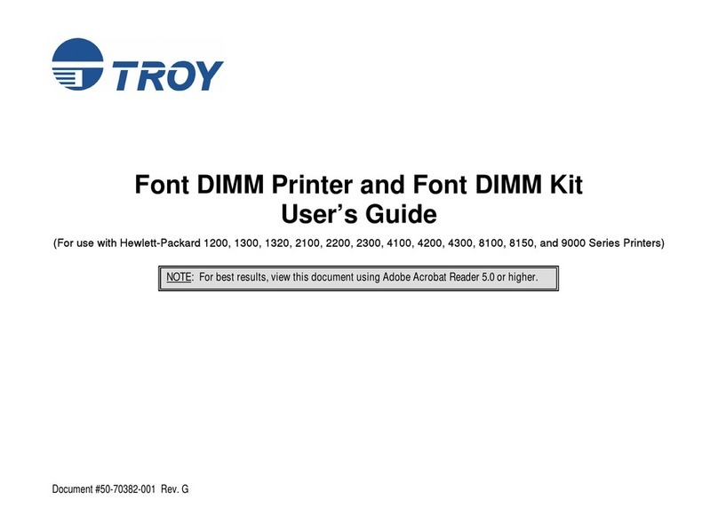 TROY Group 1320 User manual