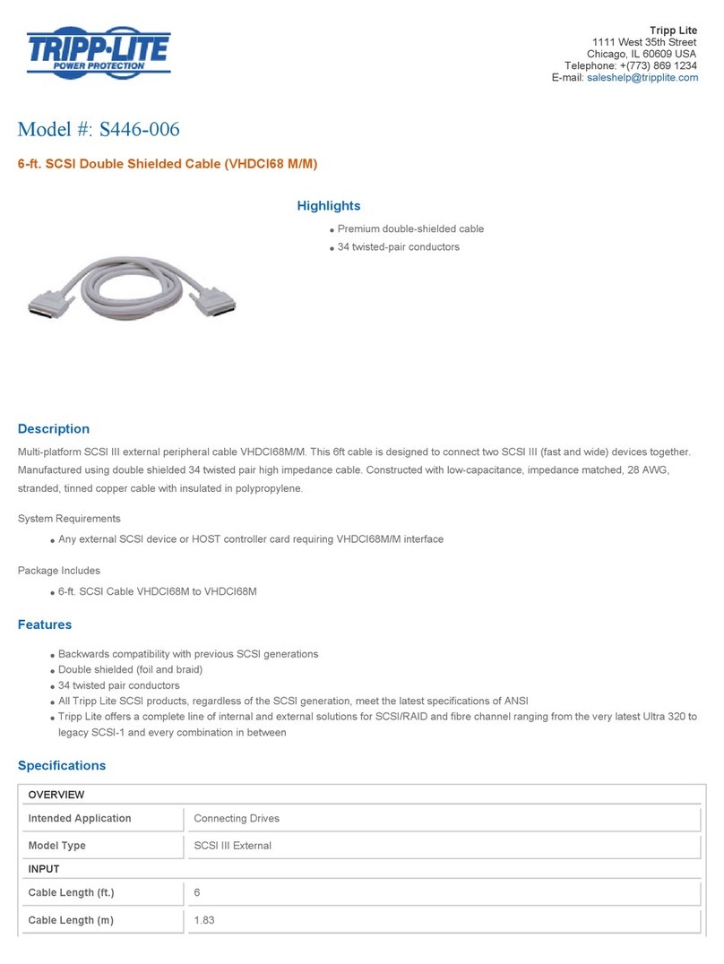 Tripp Lite s446-006 User manual