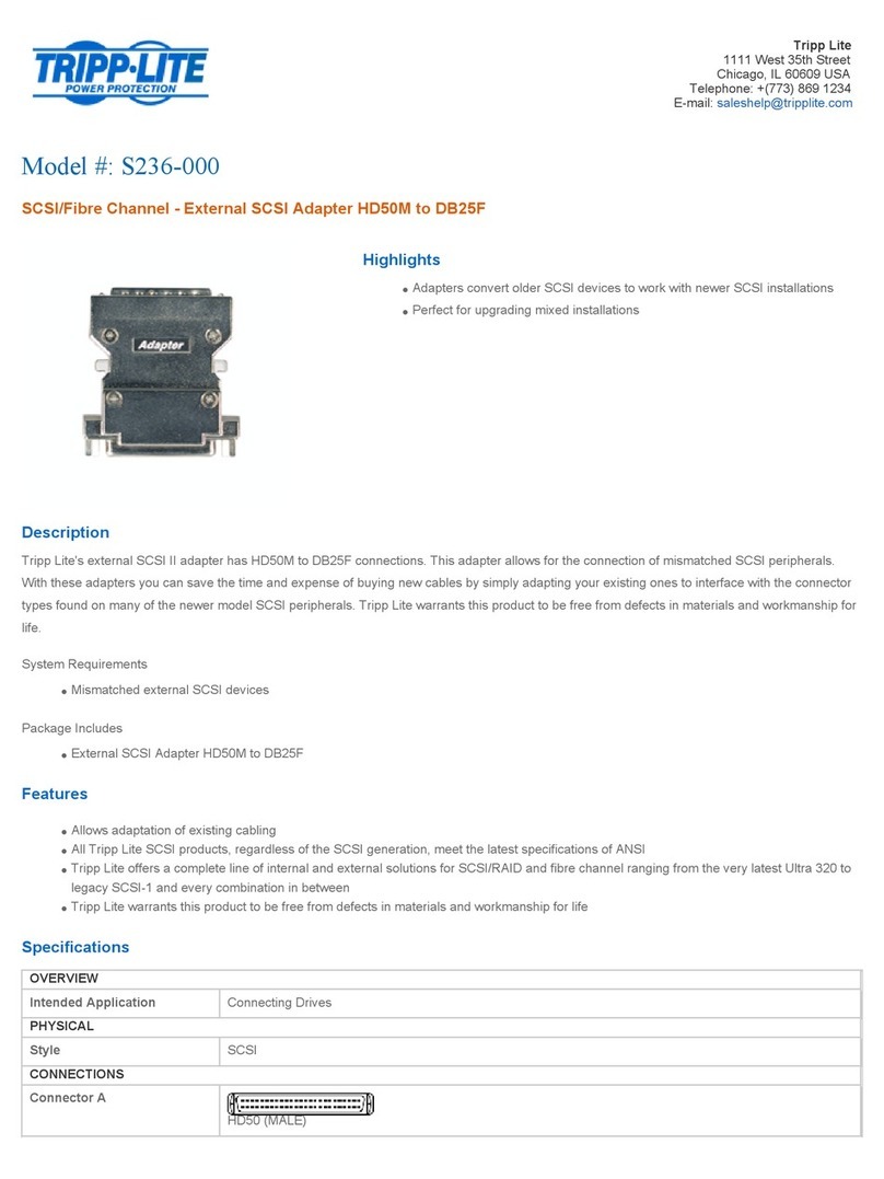 Tripp Lite S236-000 User manual