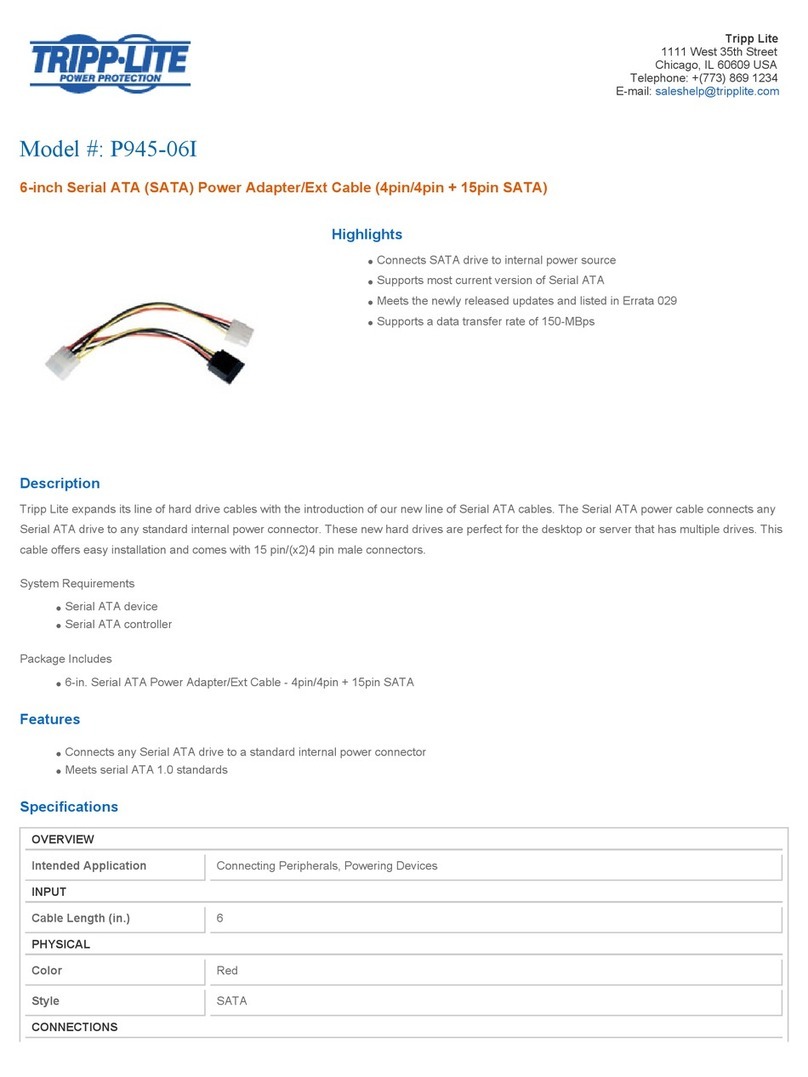 Tripp Lite p945-06i User manual Tripp Lite p945-06i User manual