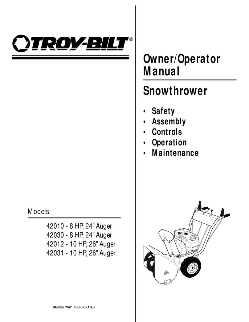 Troy-Bilt 42010 Owner's/operator's manual