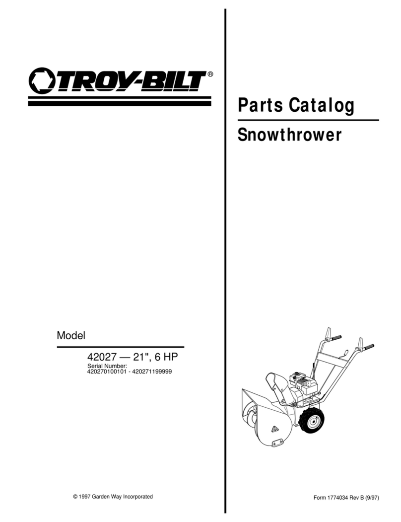 Troy-Bilt 42027 parts catalog