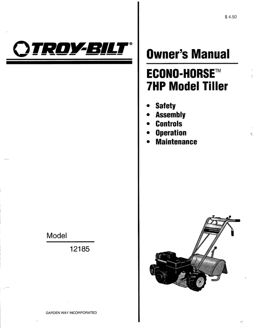 Troy-Bilt Econo-Horse 12185 owner's manual