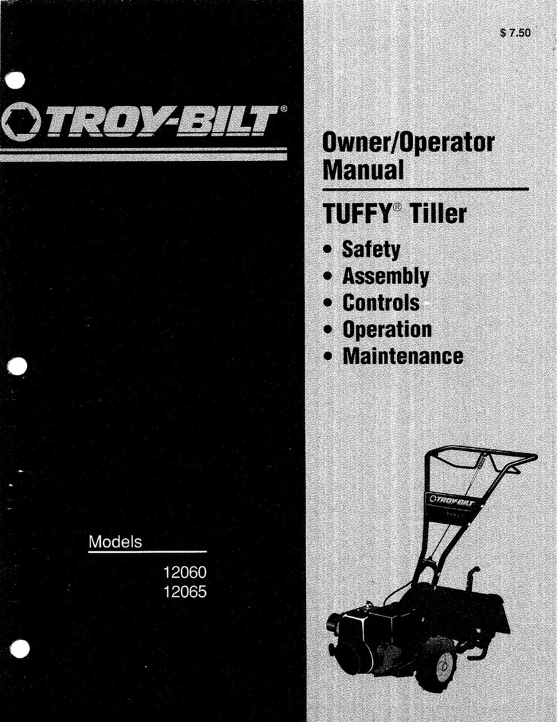 Troy-Bilt 12065 Owner's/operator's manual