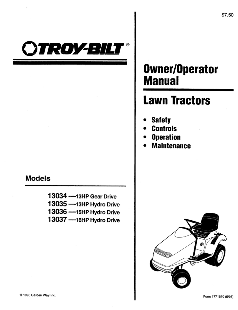 Troy-Bilt 13034 Owner's manual