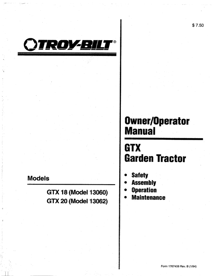 Troy-Bilt 13060 Owner's manual