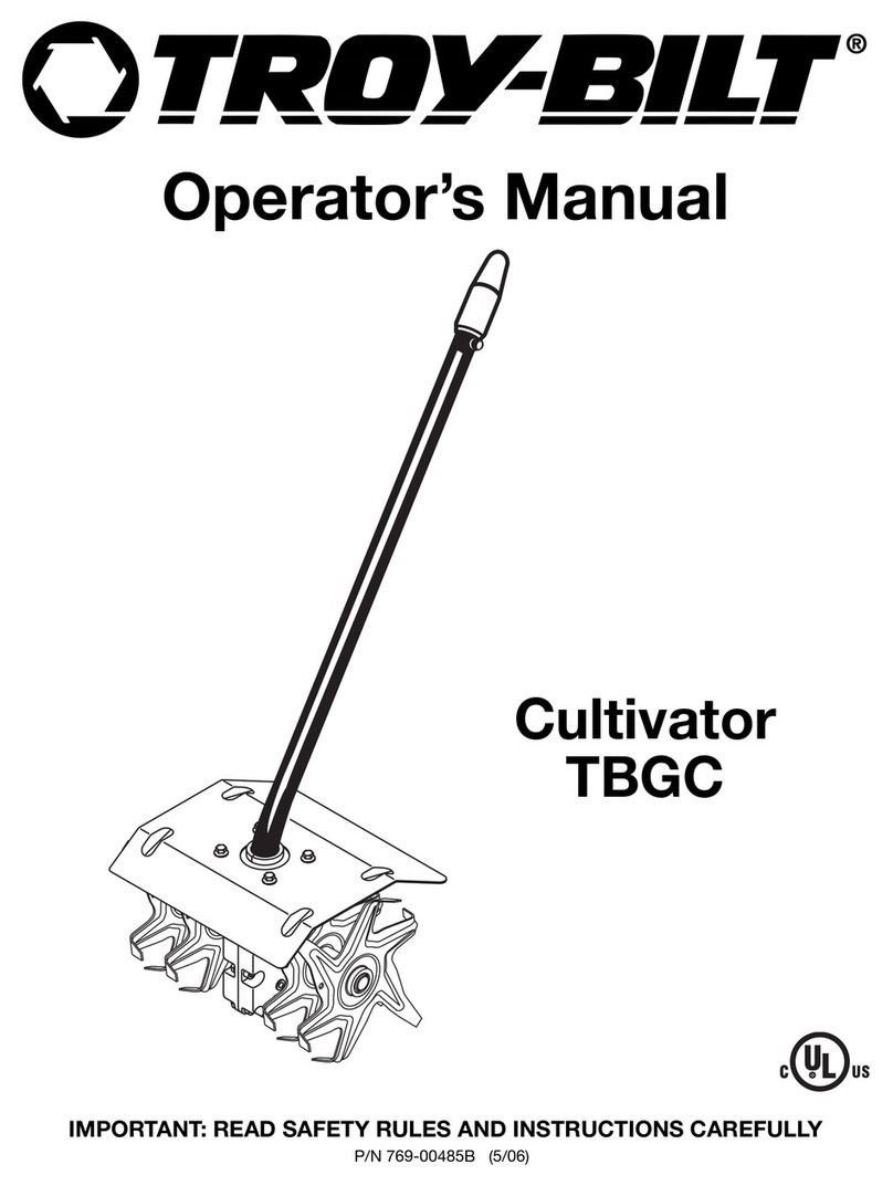 Troy-Bilt TBGC User manual