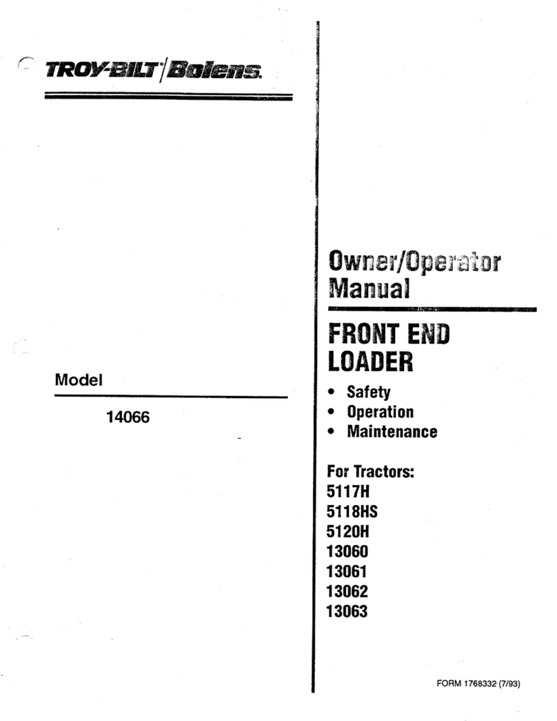Troy-Bilt Bolens 14066 Owner's manual