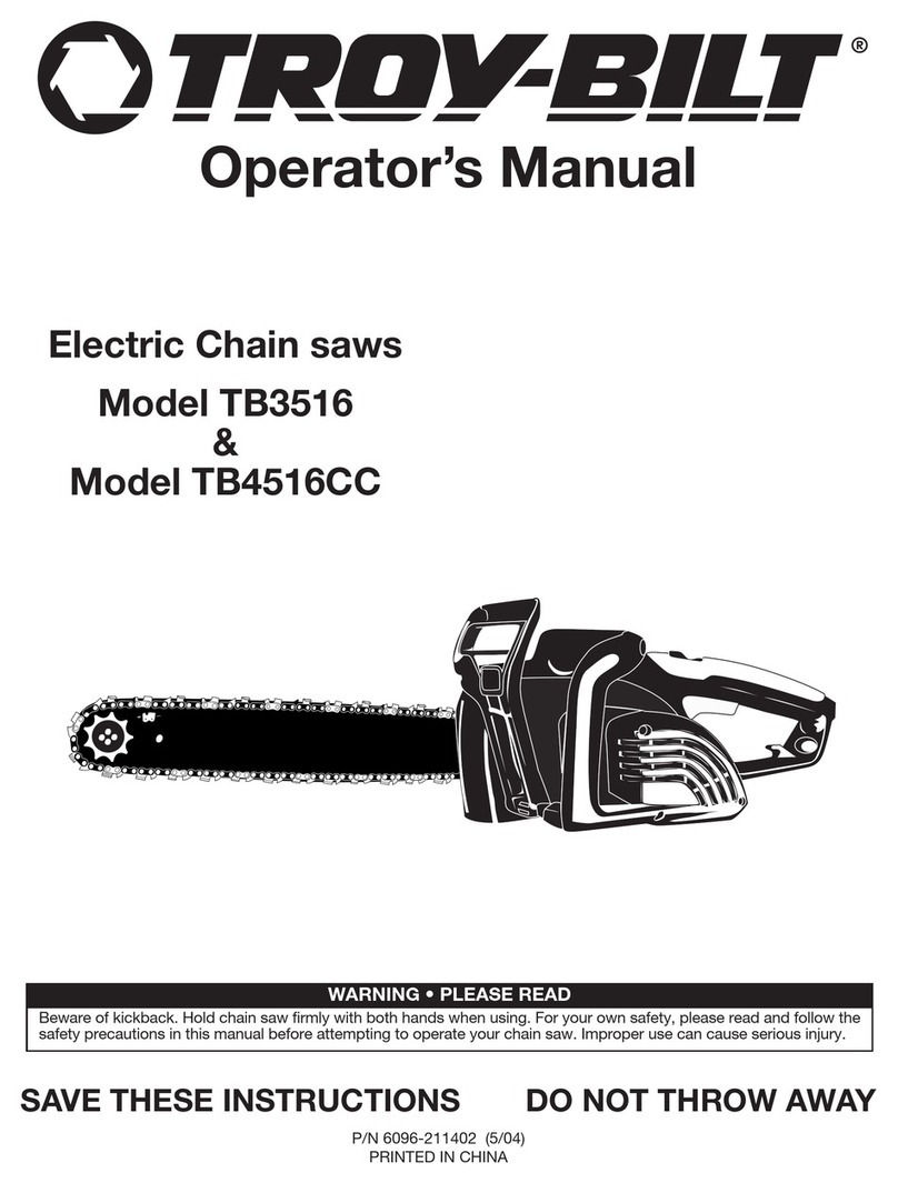 Troy-Bilt TB4516CC Operator's manual
