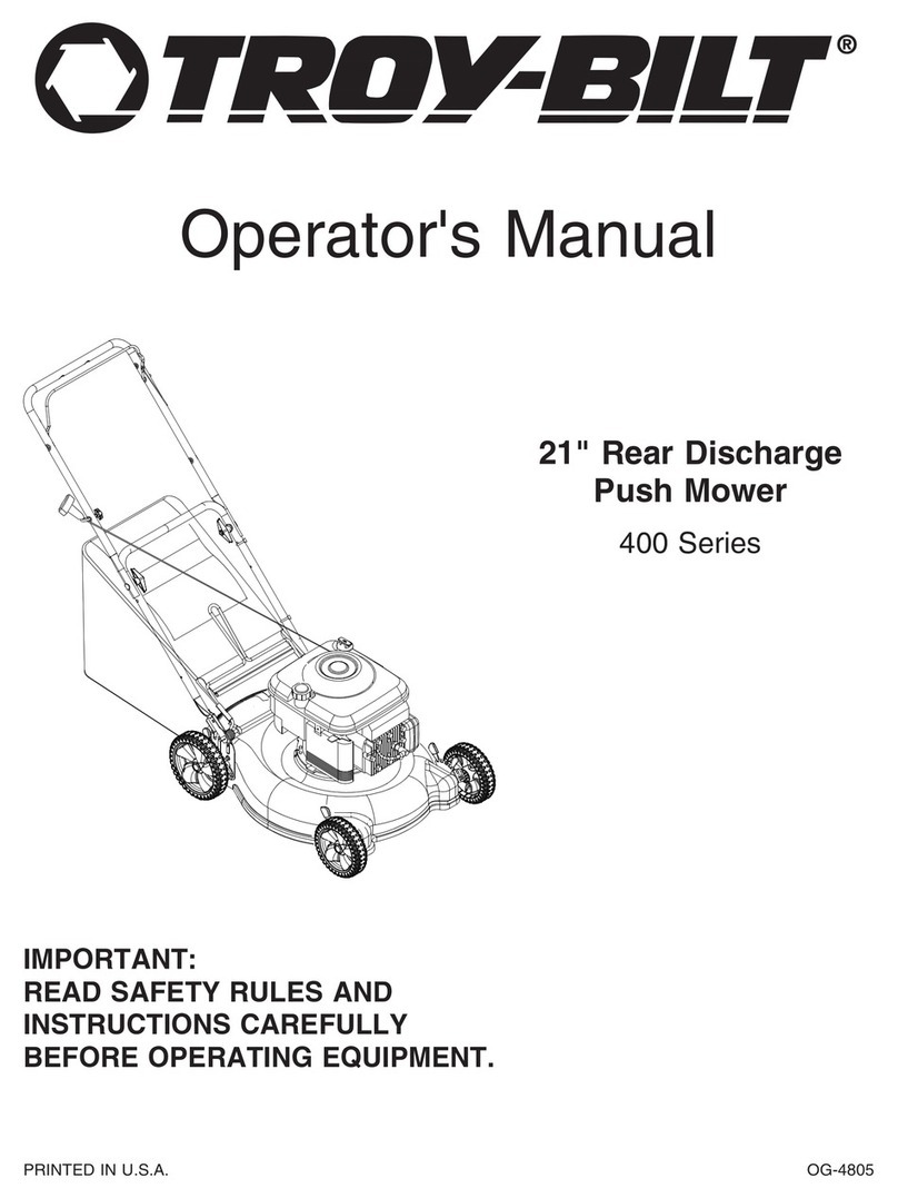 Troy-Bilt 400 Series Operator's manual