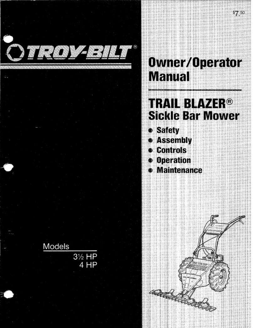 Troy-Bilt 31/2 HP Owner's/operator's manual