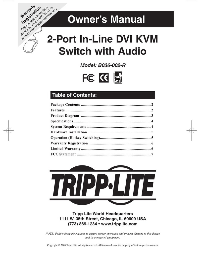 Tripp Lite B036-002-R User manual