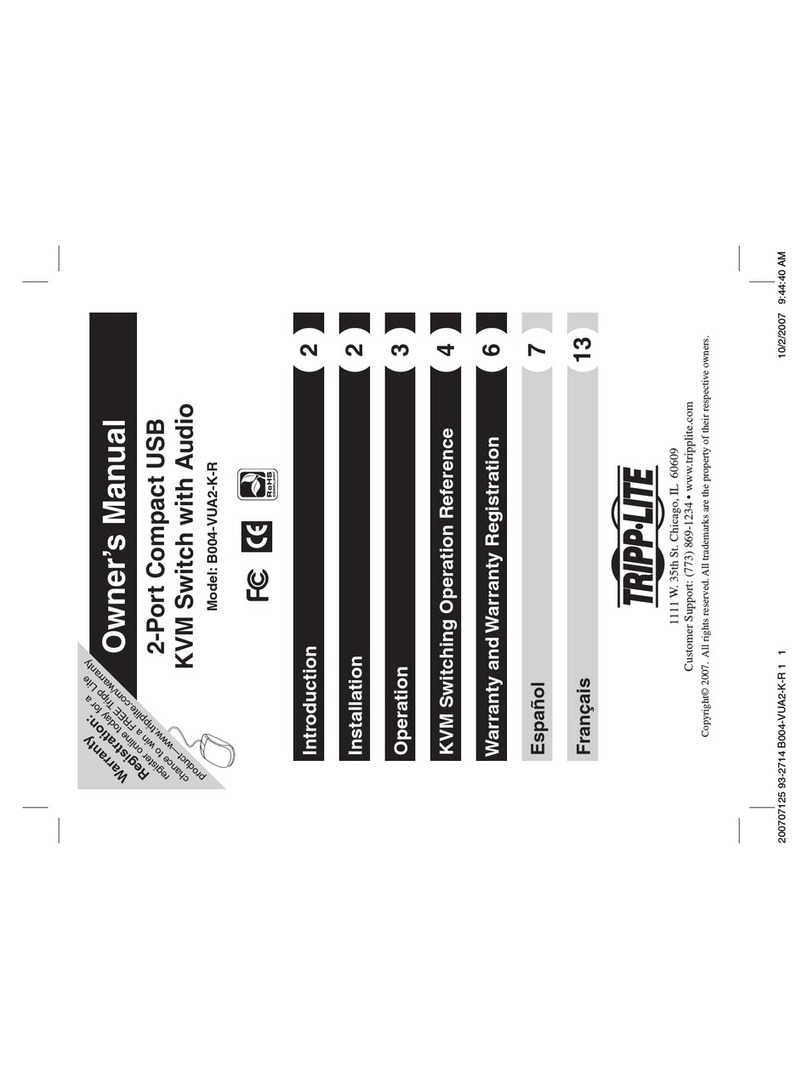 Tripp Lite B004-VUA2-K-R owner's manual
