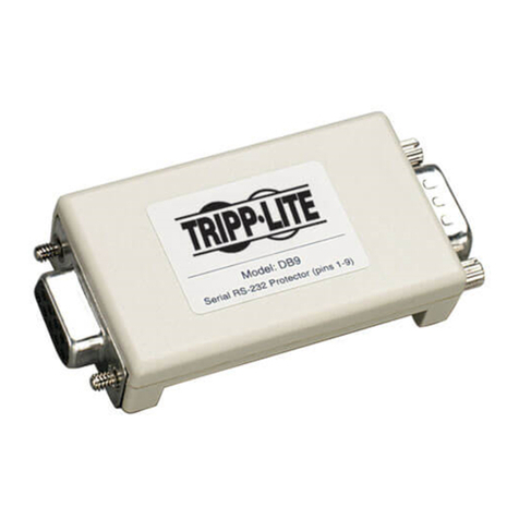 Tripp Lite Network Dataline Surge Suppressors installation manual