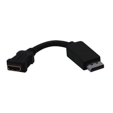 Tripp Lite DisplayPort to HDMI Adapter P136-000 User manual Tripp Lite DisplayPort to HDMI Adapter P136-000 User manual