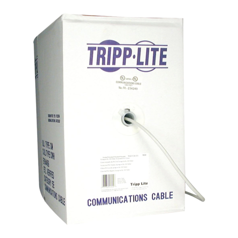 Tripp Lite Cat5e Outdoor Rated PVC Bulk Cable... User manual