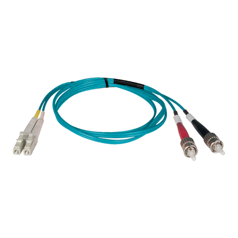 Tripp Lite Multimode Fiber Optics 5-meter N818-05M User manual Tripp Lite Multimode Fiber Optics 5-meter N818-05M User manual