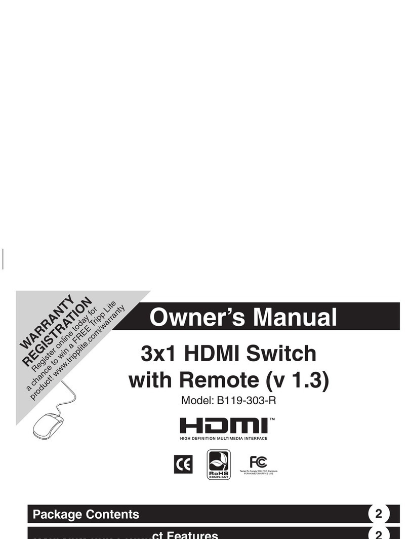 Tripp Lite B119-303-R User manual