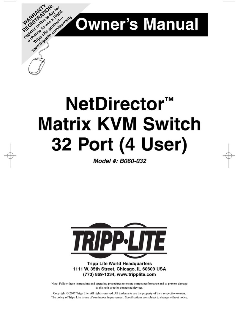 Tripp Lite NetDirector B060-032 User manual