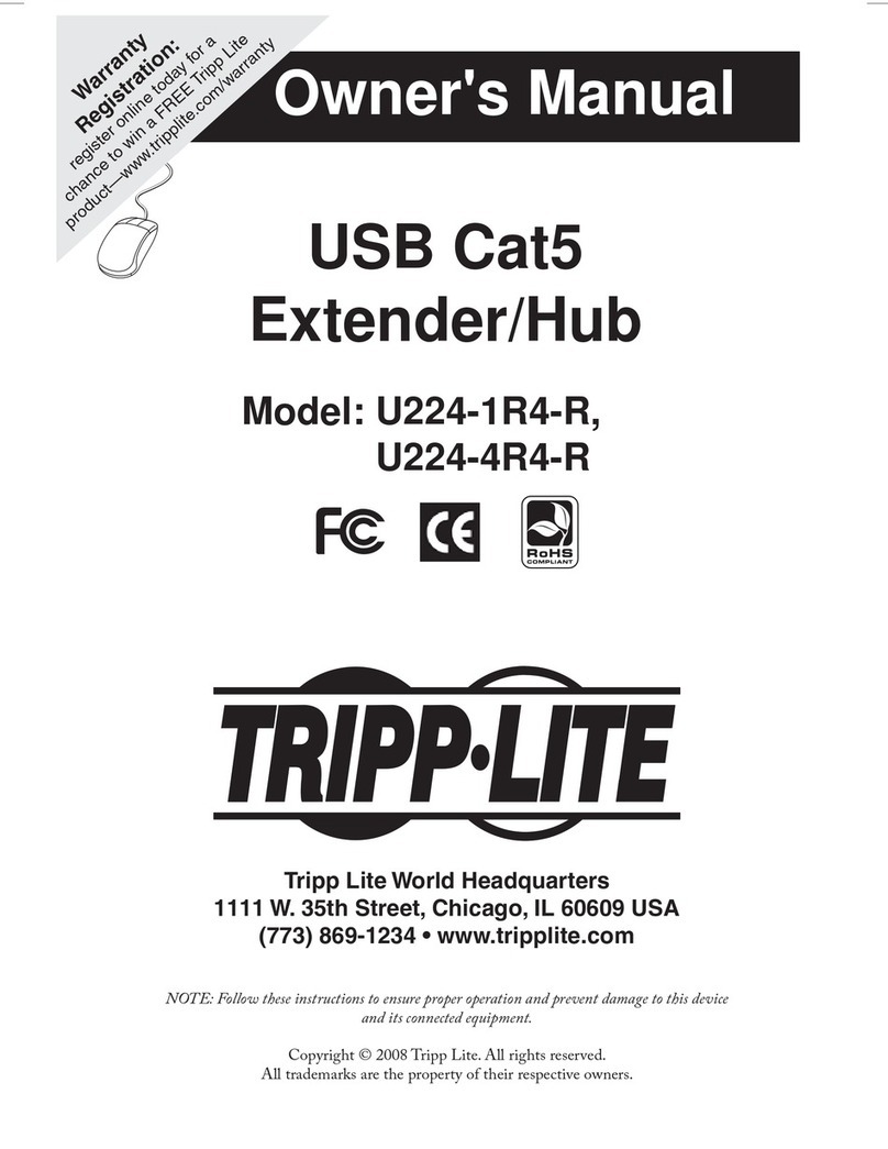 Tripp Lite U224-4R4-R owner's manual